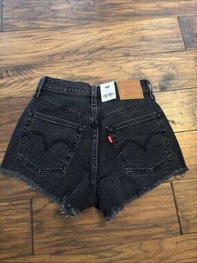 Levi's Black 501 Denim Shorts